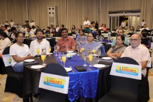 Delegates attending corporate incentive travel gala dinner in Sri Lanka