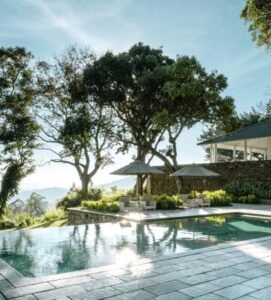 Private luxury estate in Hanthana hills with panoramic tea plantation views